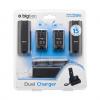 Wii Charge Station Fekete ( töltő + 2 akkumulátor )  Nintendo WII