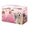 Nintendo 3DS (Coral Pink) + Nintendogs + Cats Golden Retriever Nintendo 3DS